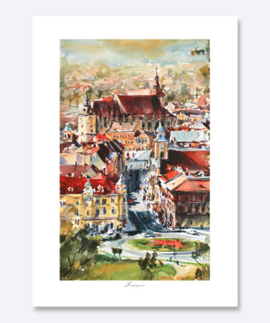Acuarela Brasov (III)
