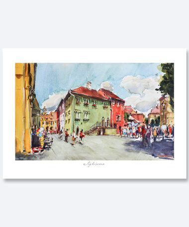 Acuarela Sighisoara (III)