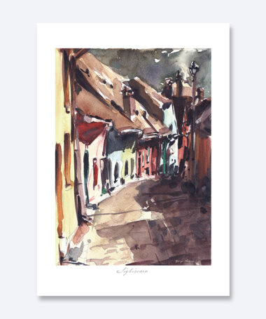 Acuarela Sighisoara (I)