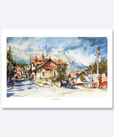 Acuarela Sinaia