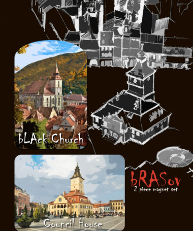 Set Magneti Brasov Biserica Neagra